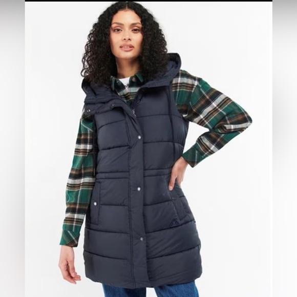 Barbour Littlebury Longline Gilet UK10 - Picture 8 of 8
